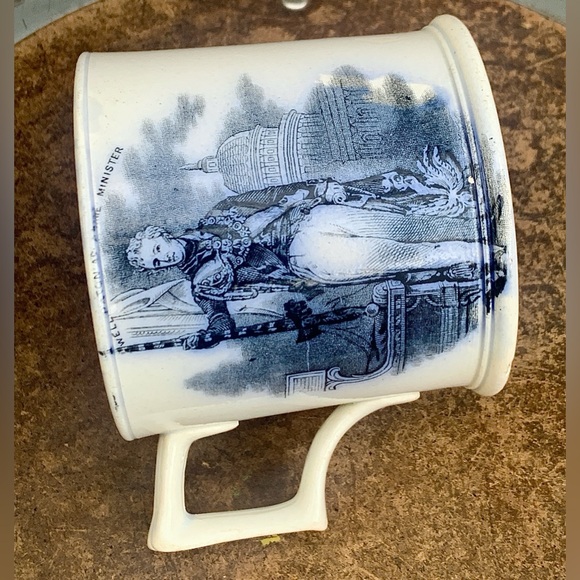 c. 1850s Antique Duke of Wellington at Waterloo Transferware Mug - Picture 7 of 16